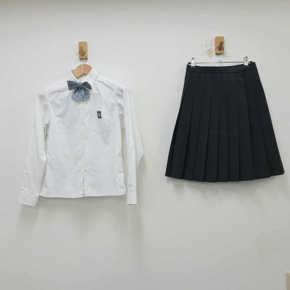 【中古】栃木県 宇都宮東高等学校・附属中学校 女子制服 4点（ブレザー・シャツ・スカート）sf016096