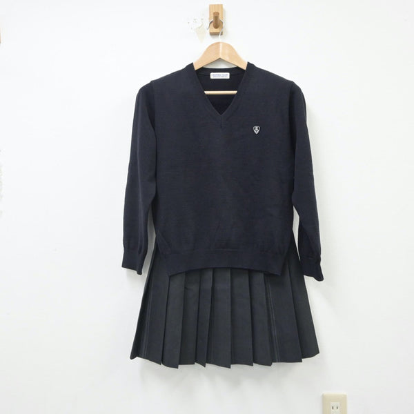 【中古制服】栃木県 宇都宮東高等学校・附属中学校 女子制服 2点（ニット・スカート）sf016098【リサイクル学生服】 | 中古制服通販パレイド