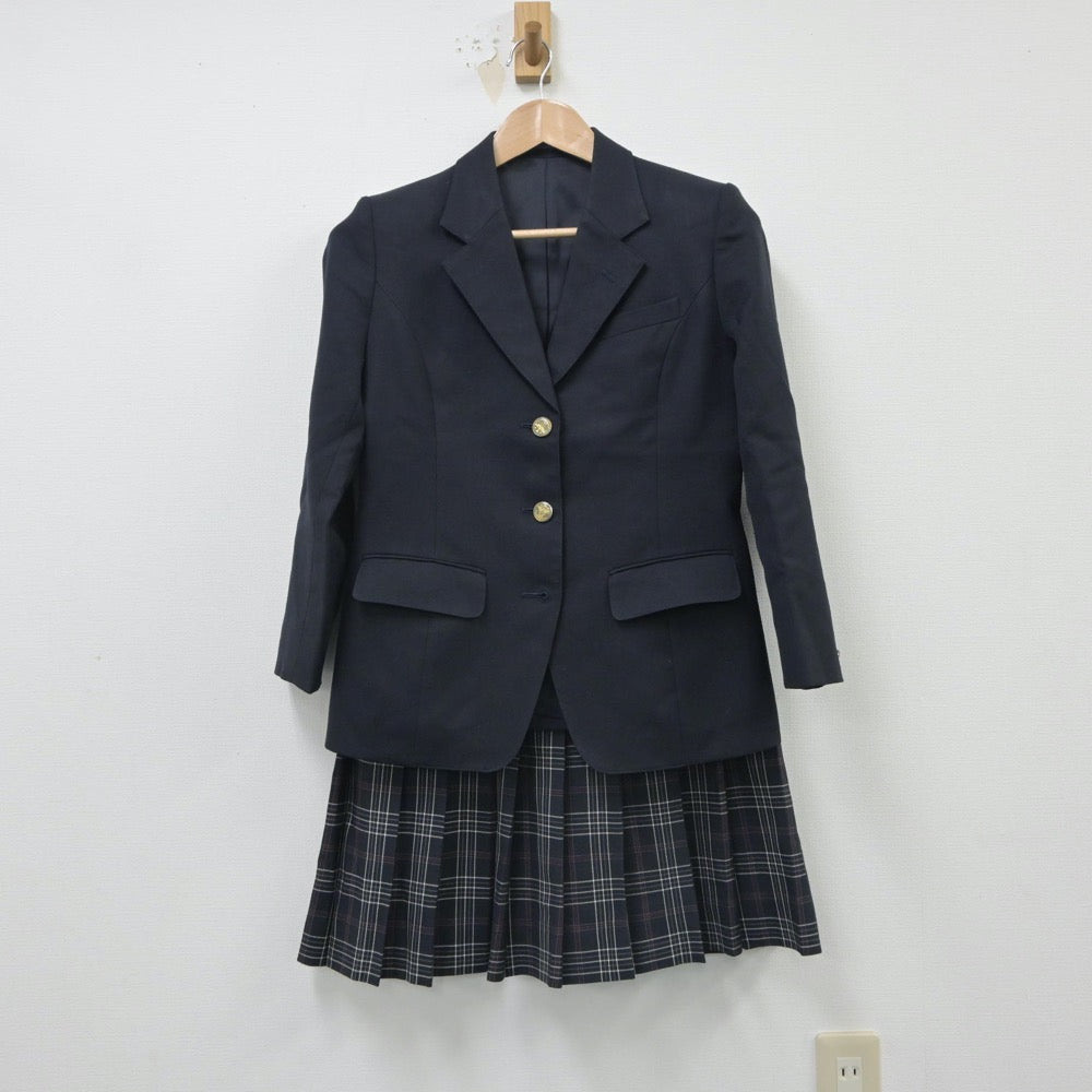 【中古】兵庫県 川西中学校 女子制服 2点（ブレザー・スカート）sf016100