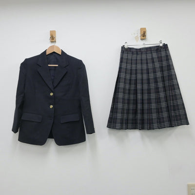 【中古】兵庫県 川西中学校 女子制服 2点（ブレザー・スカート）sf016100