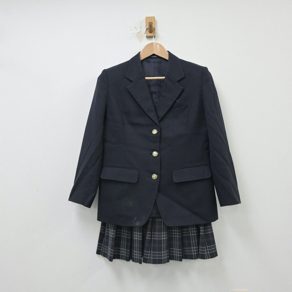 【中古】兵庫県 川西中学校 女子制服 2点（ブレザー・スカート）sf016101