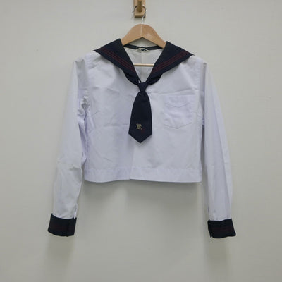 【中古】神奈川県 北鎌倉女子学園中学校･高等学校 女子制服 3点（セーラー服・スカート）sf016110