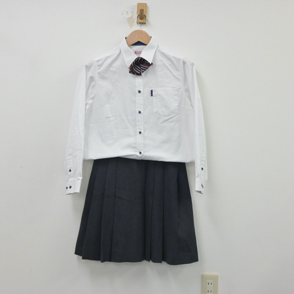 【中古】神奈川県 アレセイア湘南高等学校 女子制服 6点（ブレザー・シャツ・スカート）sf016119