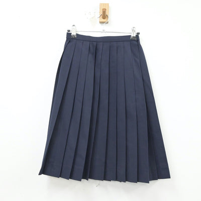 【中古】富山県 入善西中学校 女子制服 3点（シャツ・ベスト・スカート）sf016137