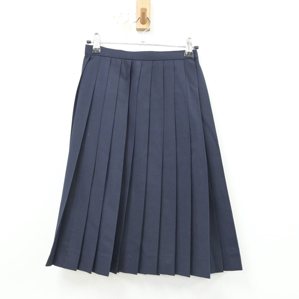 【中古】富山県 入善西中学校 女子制服 3点（シャツ・ベスト・スカート）sf016138