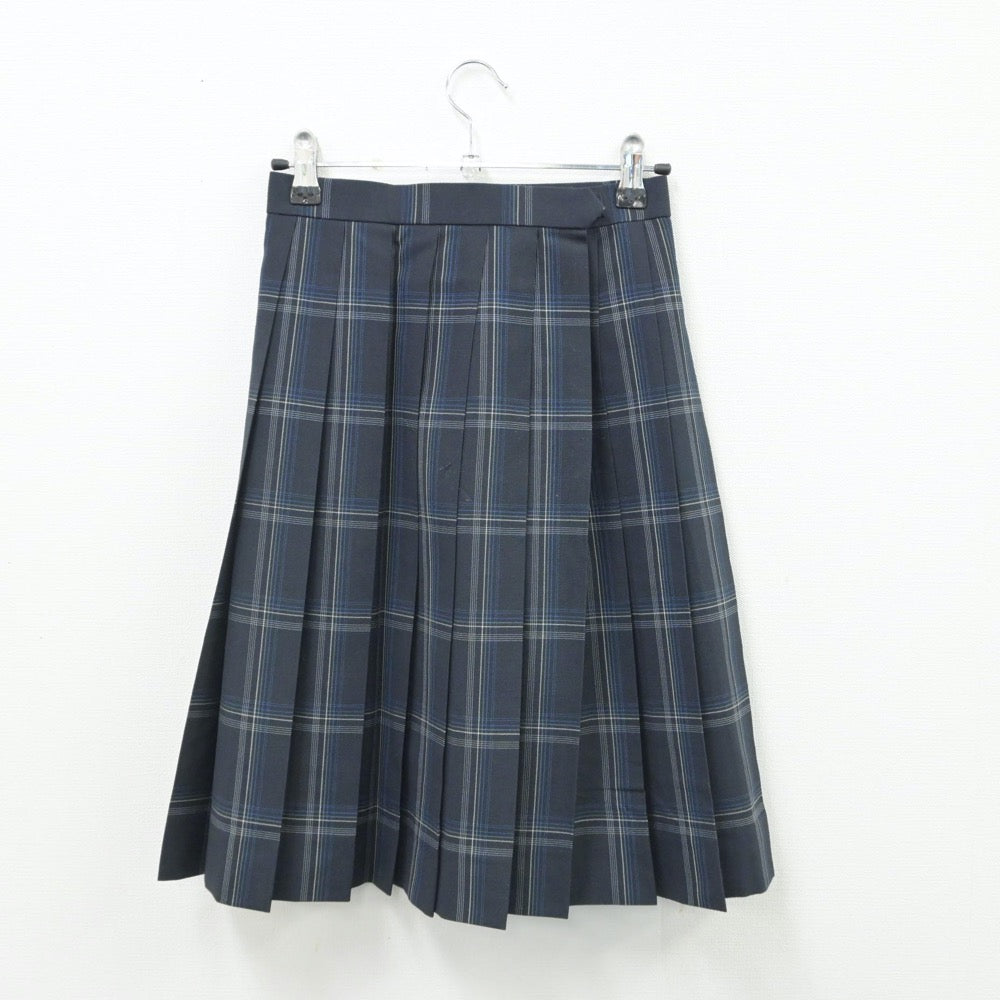 【中古】富山県 滑川高等学校 女子制服 4点（セーラー服・ニットベスト・スカート）sf016139