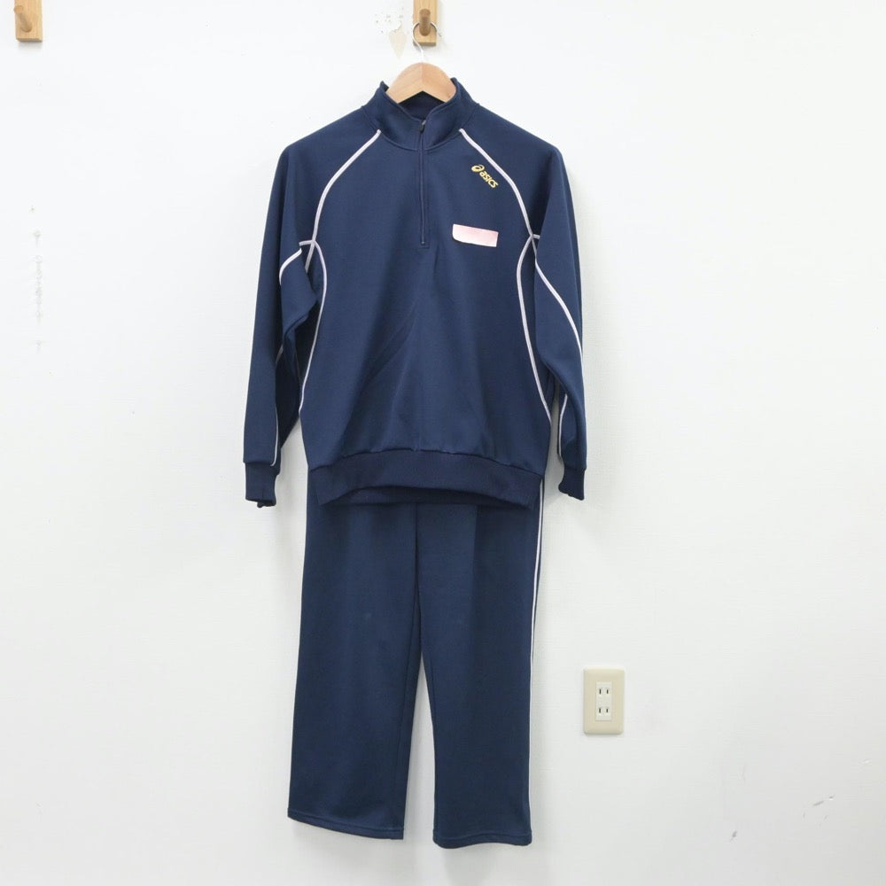 【中古】富山県 滑川高等学校 女子制服 3点（ジャージ 上・ジャージ 下）sf016144