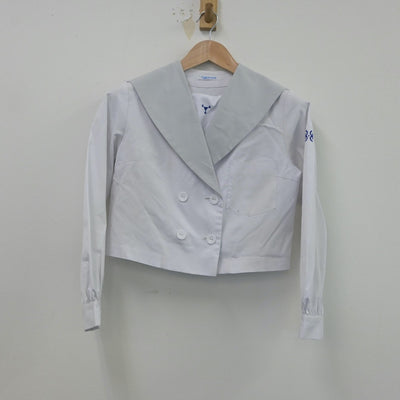 【中古】大分県 鶴崎工業高等学校 女子制服 2点（セーラー服）sf016151