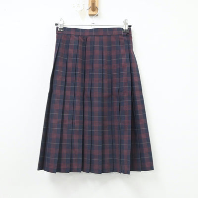 【中古】福岡県 中間東中学校 女子制服 2点（シャツ・スカート）sf016158