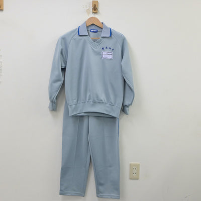 【中古】群馬県 第四中学校 女子制服 4点（ジャージ 上・ジャージ 下・体操服 上・体操服 下）sf016165