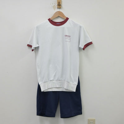 【中古】群馬県 第四中学校 女子制服 3点（体操服 上・体操服 下）sf016166