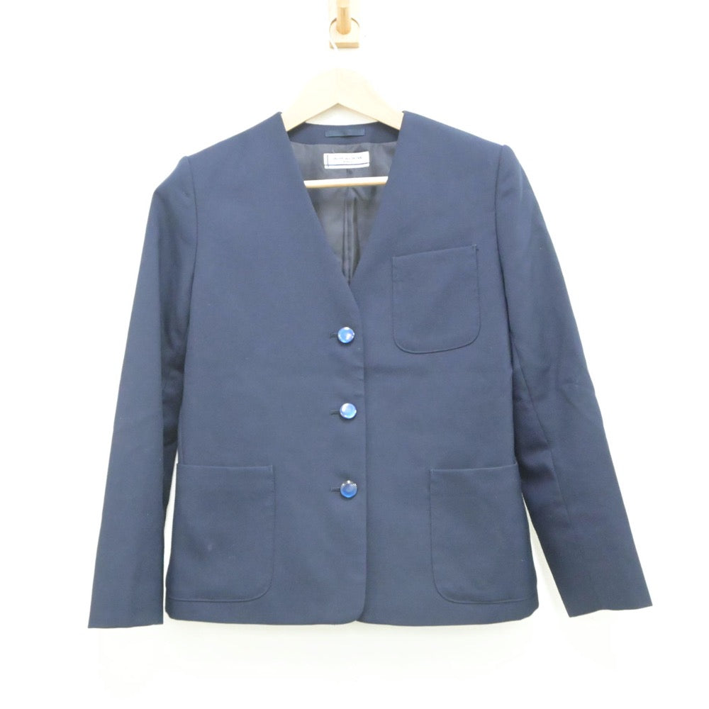 【中古】群馬県 第四中学校 女子制服 2点（ブレザー・ジャンパースカート）sf016167