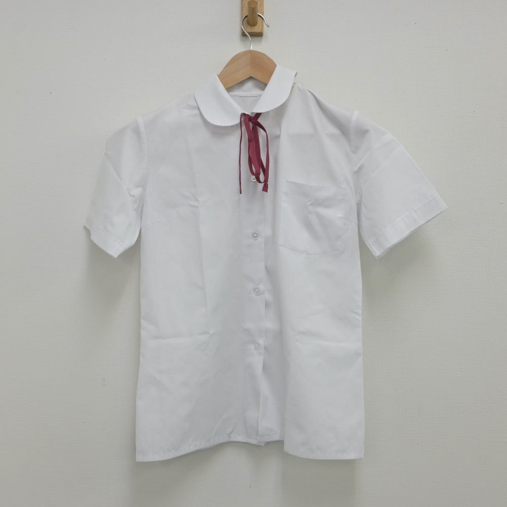 【中古】群馬県 第四中学校 女子制服 3点（シャツ・スカート）sf016168