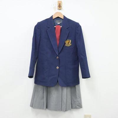 【中古】新潟県 吉田中学校 女子制服 6点（ブレザー・ベスト・スカート）sf016173