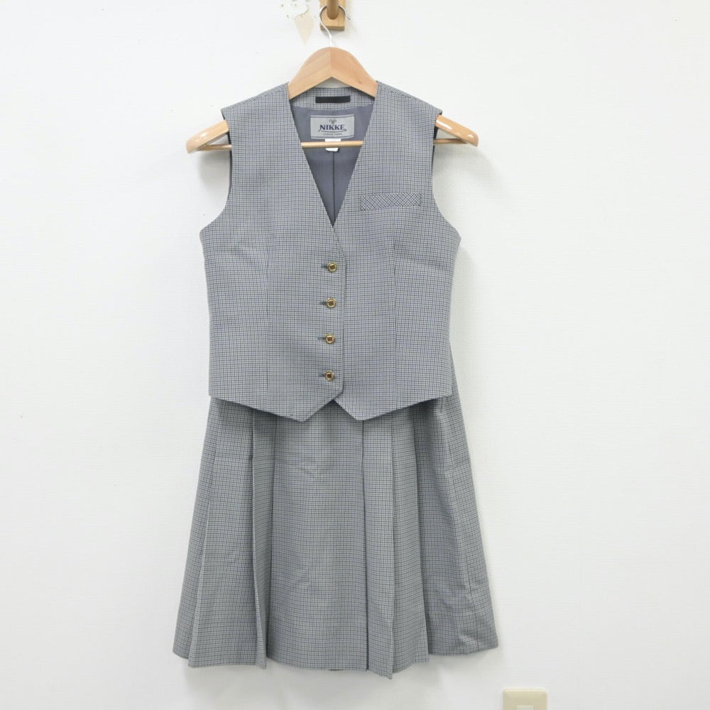 【中古】新潟県 吉田中学校 女子制服 6点（ブレザー・ベスト・スカート）sf016173