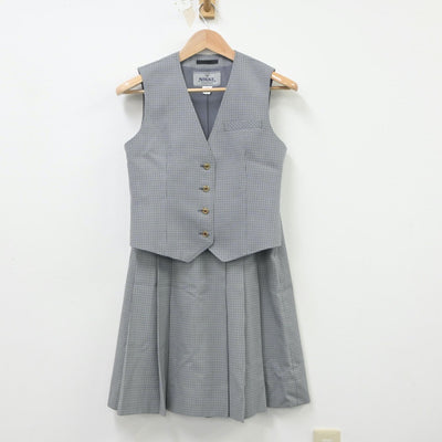 【中古】新潟県 吉田中学校 女子制服 6点（ブレザー・ベスト・スカート）sf016173