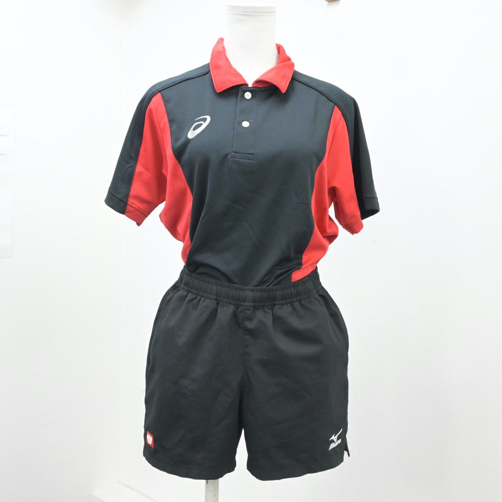 【中古】新潟県 吉田中学校/卓球部ユニフォーム 女子制服 2点（部活ユニフォーム 上下）sf016174