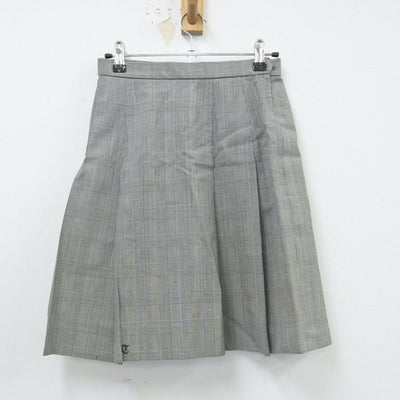 【中古】茨城県 東洋大学附属牛久高等学校 女子制服 2点（ベスト・スカート）sf016177