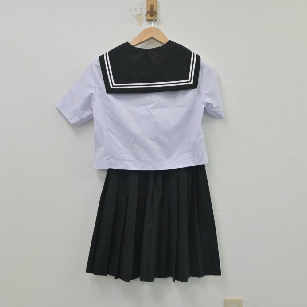 【中古】愛知県 音羽中学校 女子制服 4点（セーラー服・スカート）sf016190