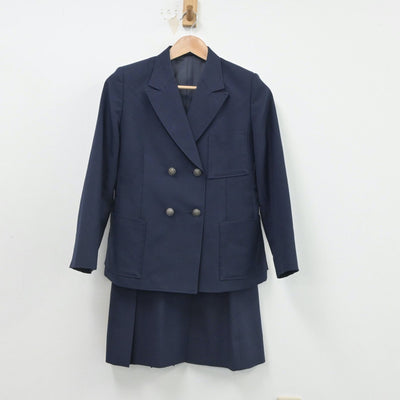 【中古】神奈川県 岡津中学校 女子制服 3点（ブレザー・スカート）sf016197