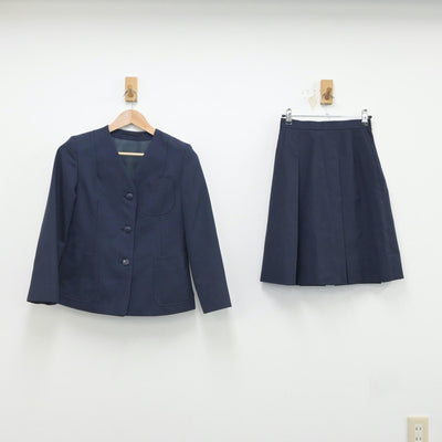 【中古】神奈川県 深沢中学校 女子制服 3点（ブレザー・スカート）sf016202