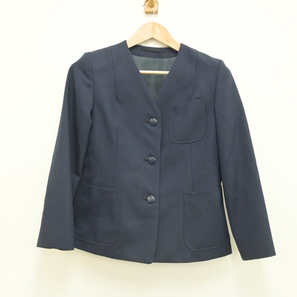 【中古】神奈川県 深沢中学校 女子制服 3点（ブレザー・スカート）sf016202