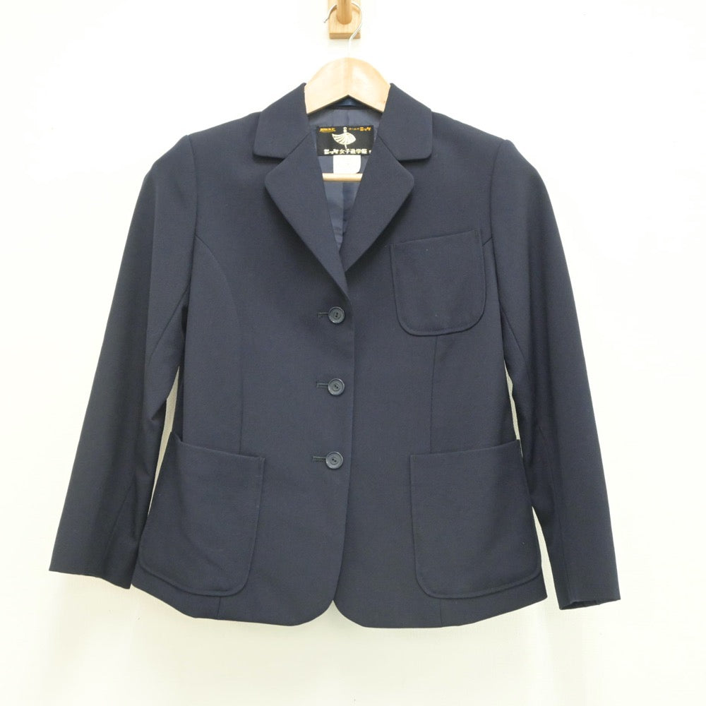 【中古】茨城県 結城東中学校 女子制服 4点（ブレザー・スカート・スカート）sf016212