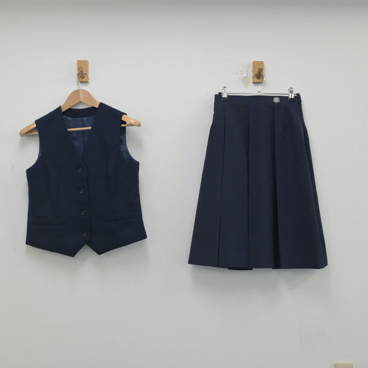 【中古制服】茨城県 結城東中学校 女子制服 4点（ブレザー・スカート・スカート・ベスト）sf016213【リサイクル学生服】 | 中古制服通販パレイド