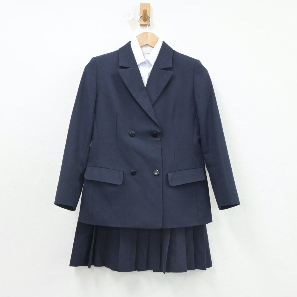 【中古】神奈川県 平沼高等学校 女子制服 3点（ブレザー・シャツ・スカート）sf016214