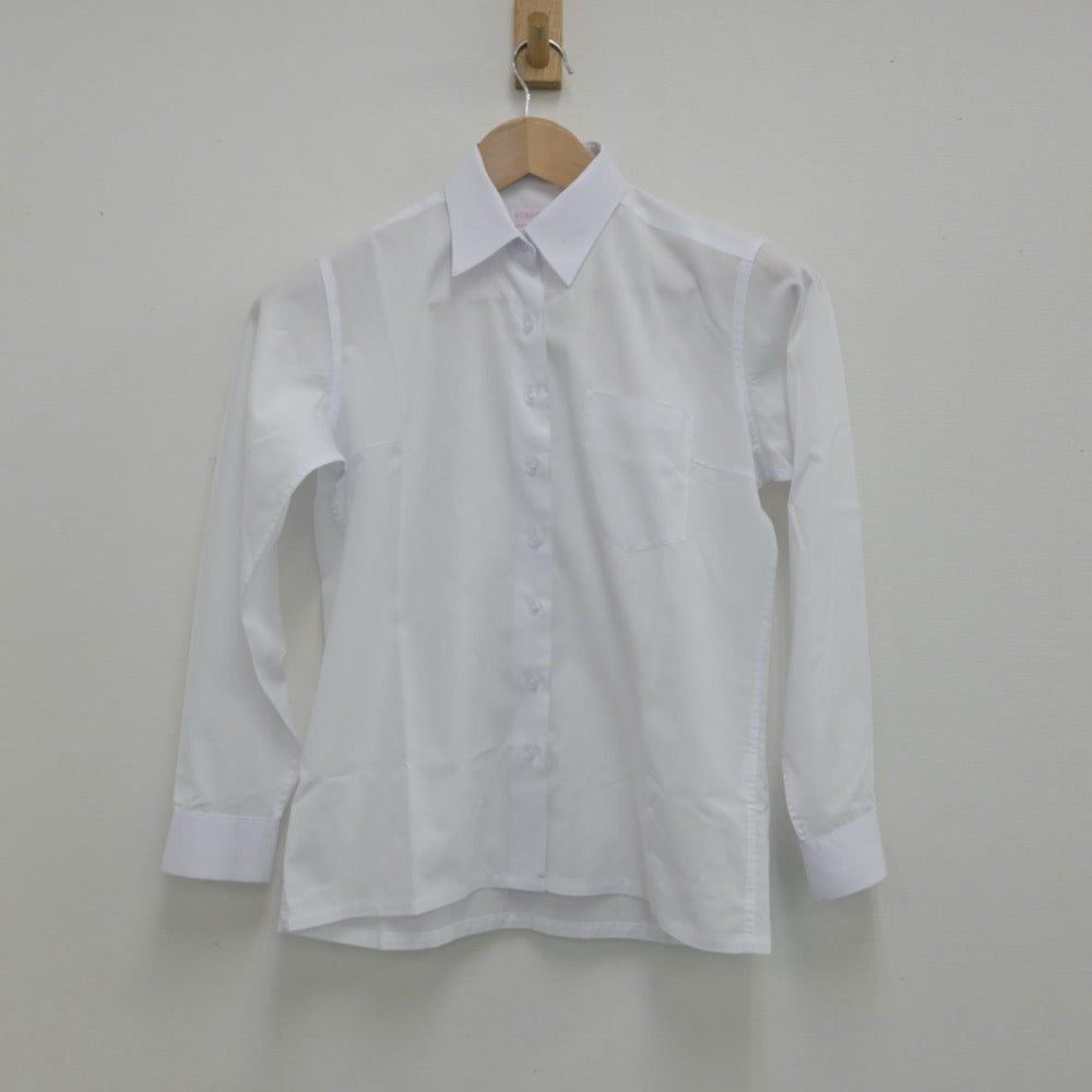 【中古】神奈川県 平沼高等学校 女子制服 2点（シャツ・ジャンパースカート）sf016216