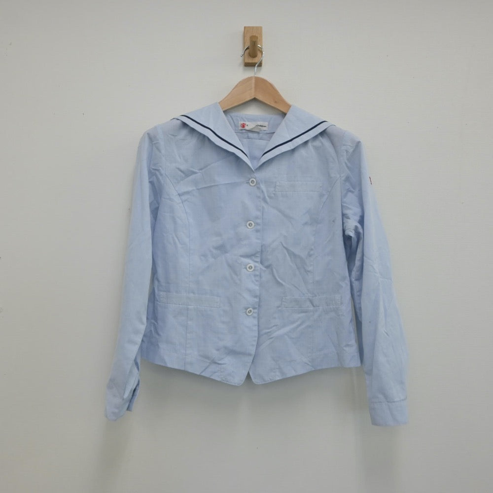 【中古】島根県 出雲西高等学校 女子制服 2点（シャツ・スカート）sf016221