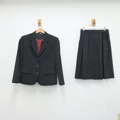 【中古】香川県 観音寺第一高等学校 女子制服 4点（ブレザー・ベスト・スカート）sf016226