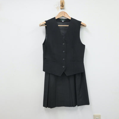 【中古】香川県 観音寺第一高等学校 女子制服 4点（ブレザー・ベスト・スカート）sf016226