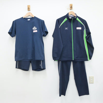 【中古】埼玉県 草加高等学校 女子制服 4点（体操服 上・体操服 下・ジャージ 上・ジャージ 下）sf016228