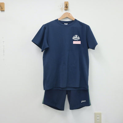 【中古】埼玉県 草加高等学校 女子制服 2点（体操服 上・体操服 下）sf016229