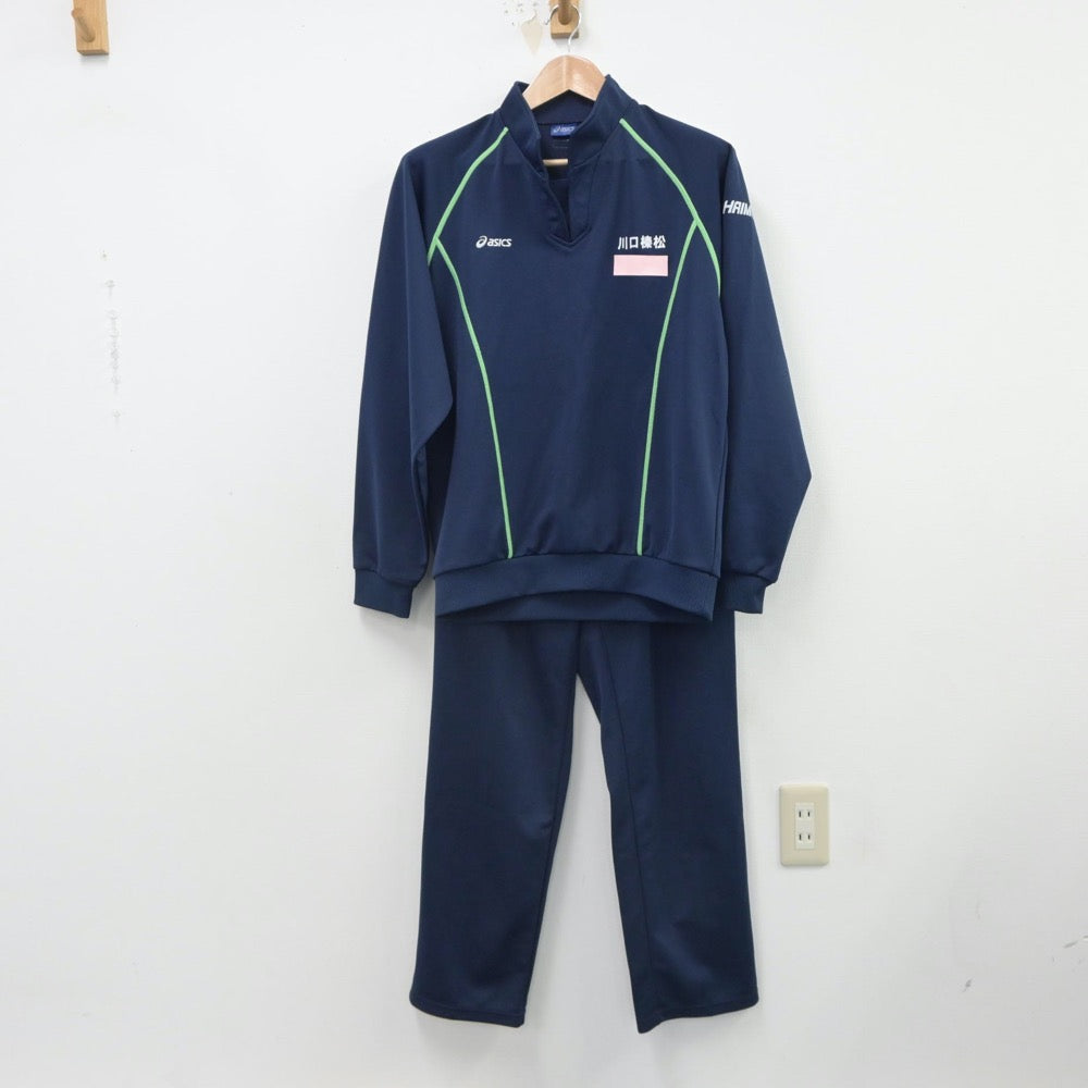 【中古】埼玉県 榛松中学校 女子制服 2点（ジャージ 上・ジャージ 下）sf016231