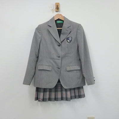 【中古】神奈川県 野田鎌田学園高等専修学校 女子制服 3点（ブレザー・スカート）sf016243