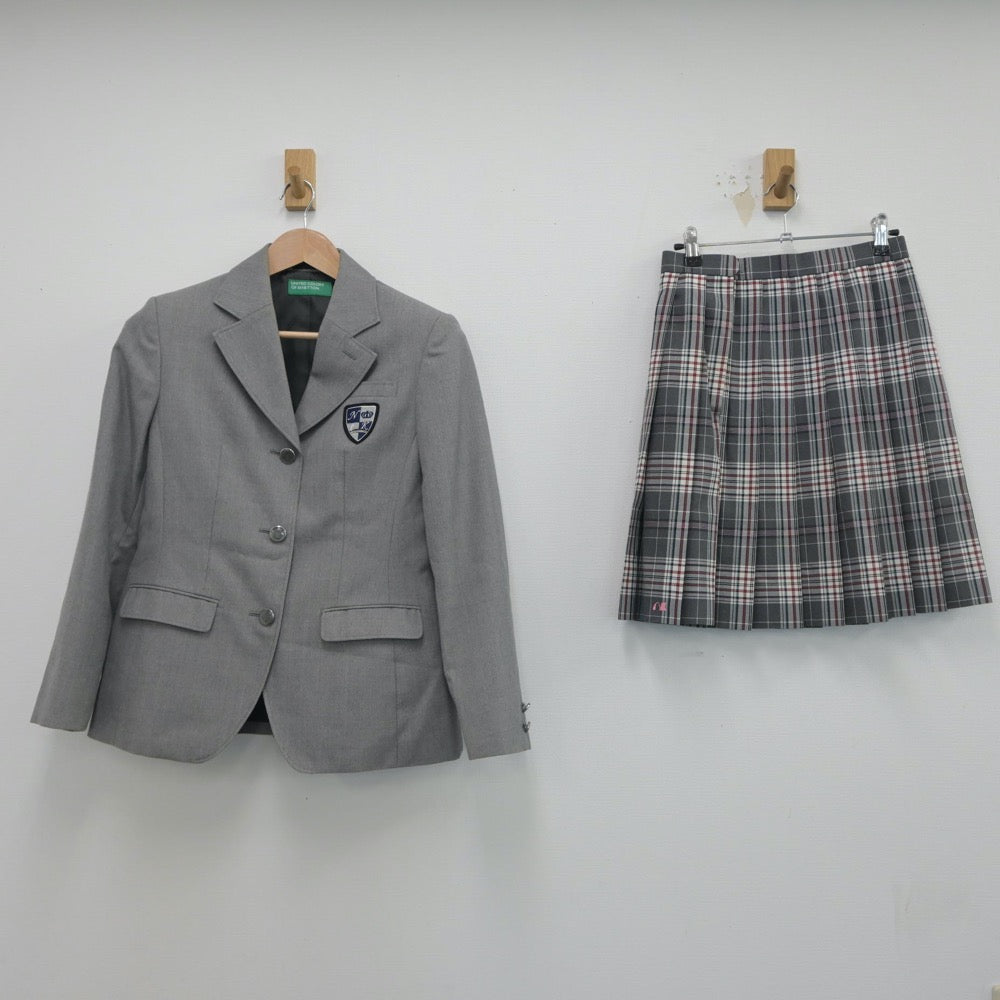 【中古】神奈川県 野田鎌田学園高等専修学校 女子制服 3点（ブレザー・スカート）sf016243