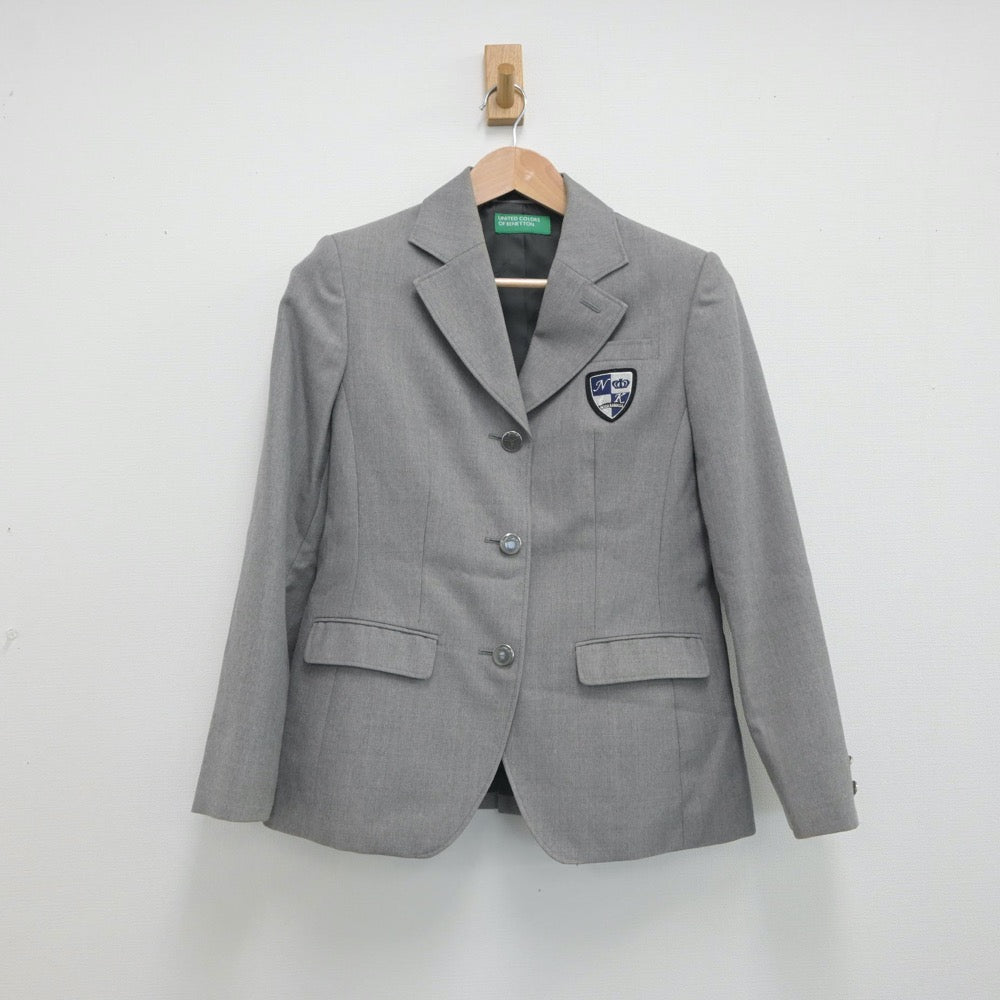 【中古】神奈川県 野田鎌田学園高等専修学校 女子制服 3点（ブレザー・スカート）sf016243