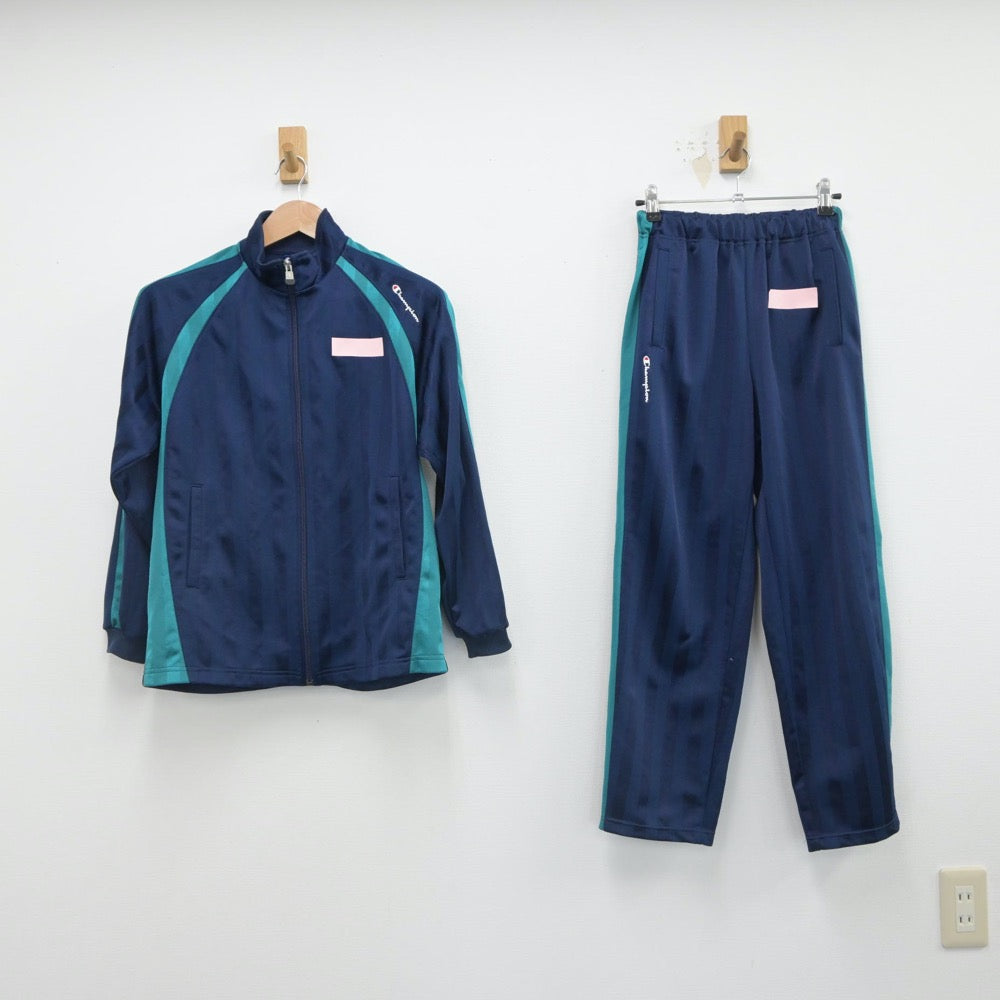 【中古】北海道 札幌月寒高等学校 女子制服 2点（ジャージ 上・ジャージ 下）sf016245