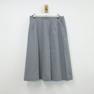 【中古】埼玉県 向陽中学校 女子制服 3点（ベスト・スカート）sf016251