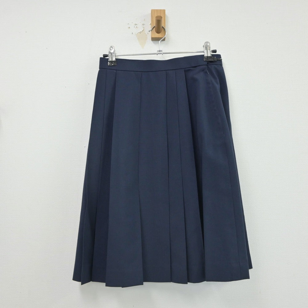 【中古】山梨県 山梨高等学校 女子制服 2点（ベスト・スカート）sf016254