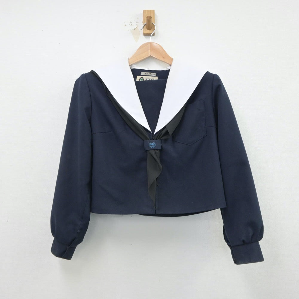 【中古】岐阜県 高田中学校 女子制服 2点（セーラー服）sf016260