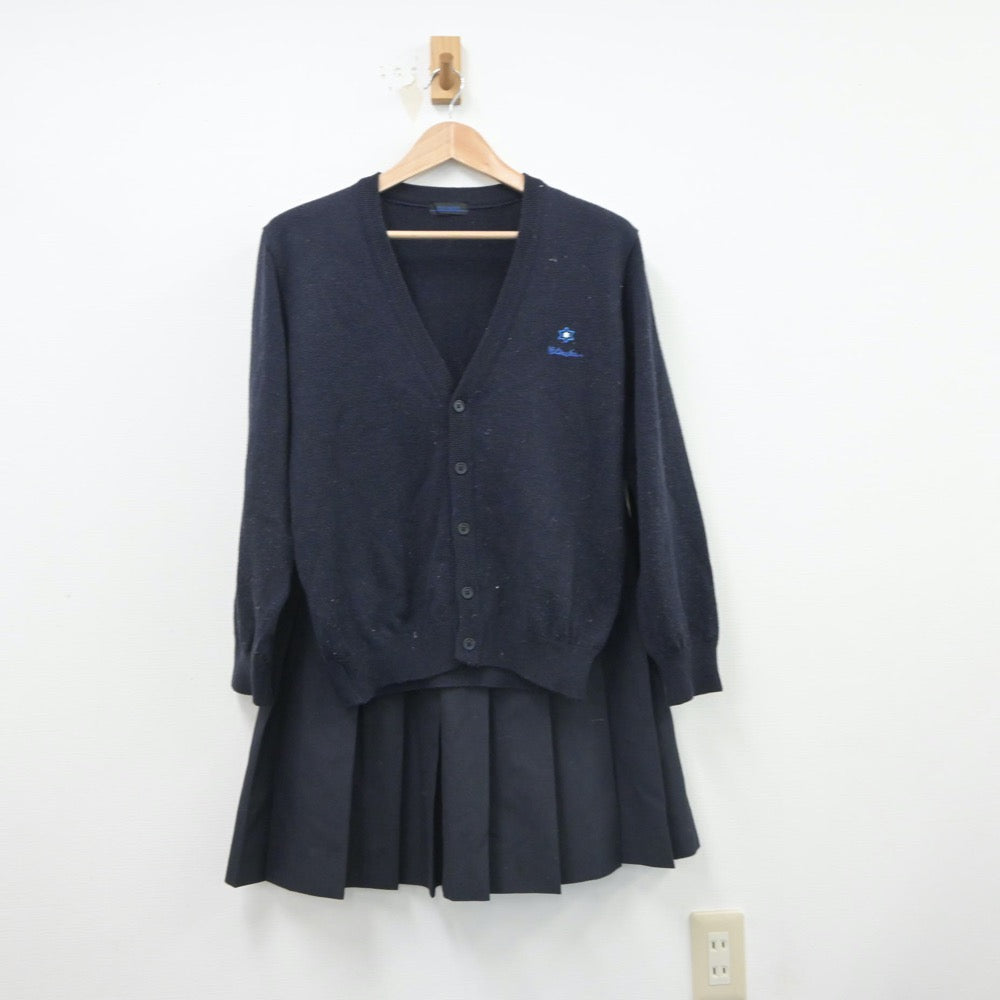 【中古】大阪府 大塚高等学校 女子制服 4点（シャツ・ニット・スカート）sf016266