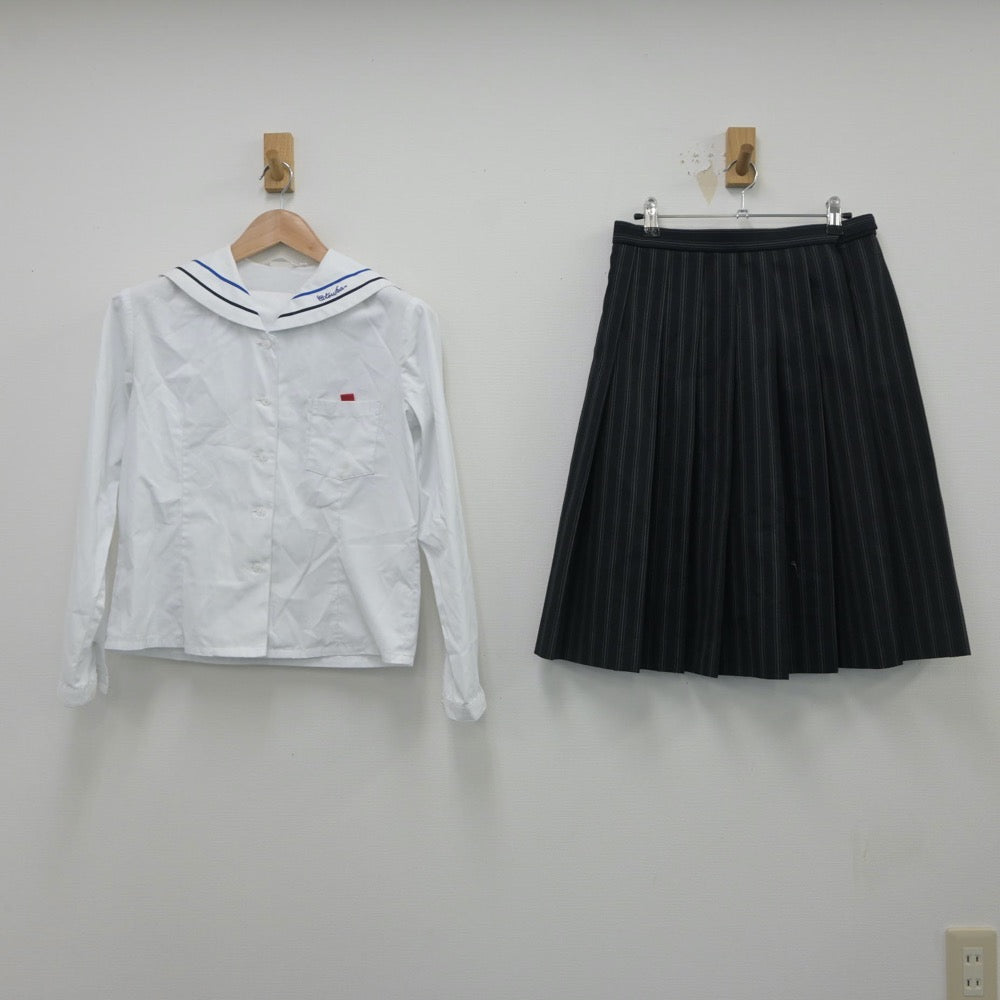 【中古】大阪府 大塚高等学校 女子制服 4点（ブレザー・シャツ・スカート）sf016267