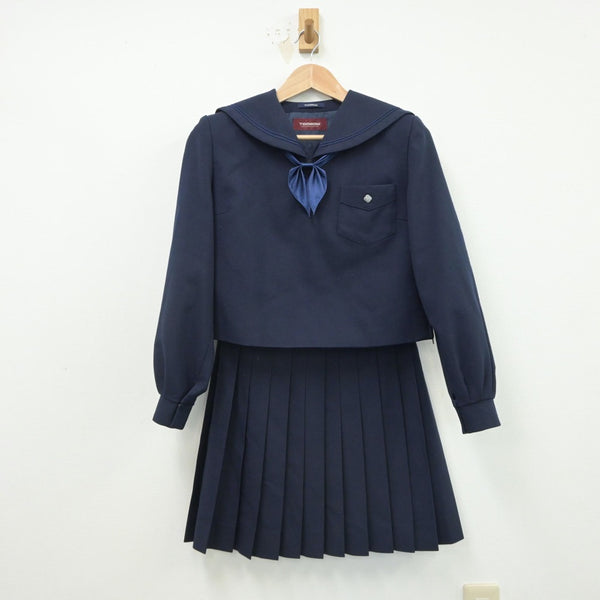 中古制服】北海道 札幌丘珠高等学校 女子制服 2点（セーラー服・スカート）sf016269【リサイクル学生服】 | 中古制服通販パレイド