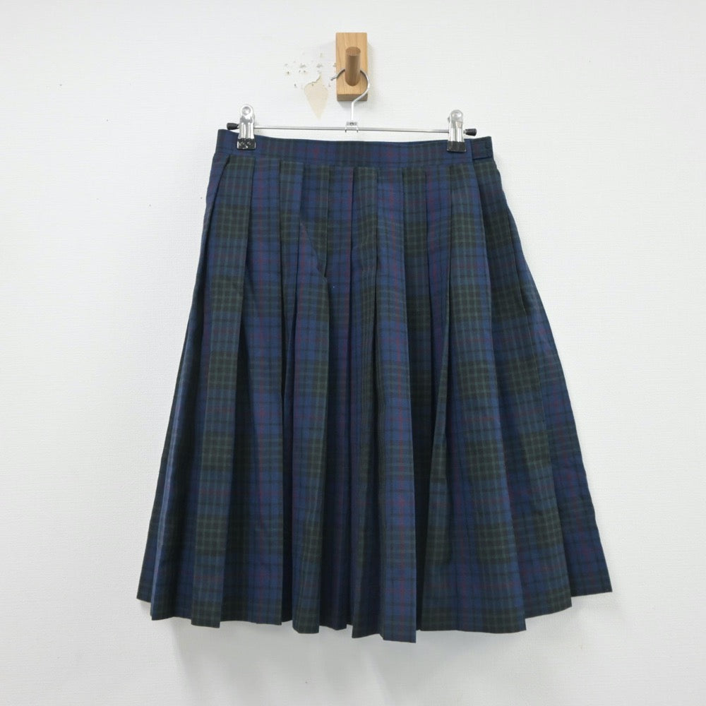 【中古】東京都 江戸川女子中学校 女子制服 2点（ニット・スカート）sf016270