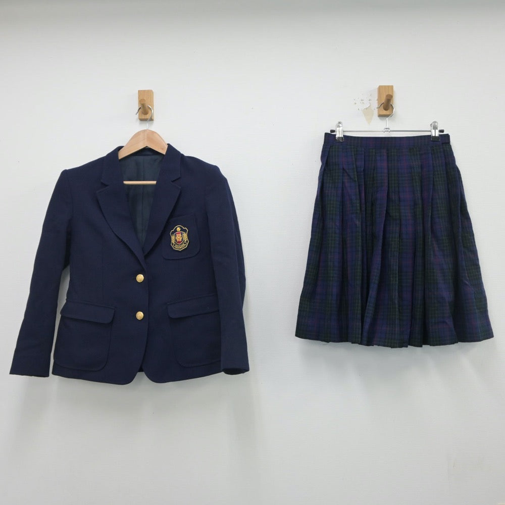 【中古】東京都 江戸川女子中学校 女子制服 3点（ブレザー・スカート）sf016271