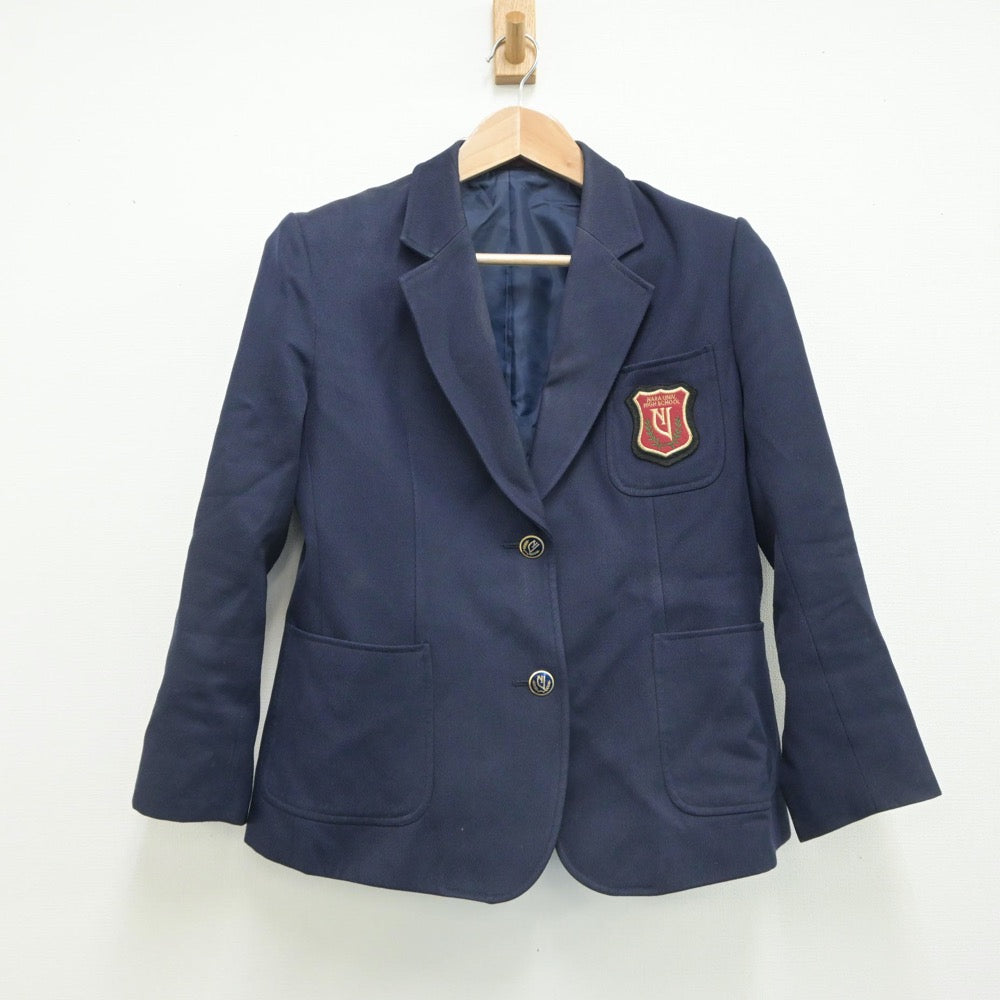 【中古】奈良県 奈良大学附属高等学校 女子制服 3点（ブレザー・スカート）sf016274