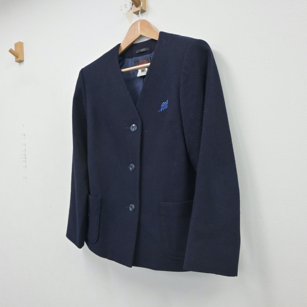 【中古】広島県 広島皆実高等学校 女子制服 1点（コート）sf016278